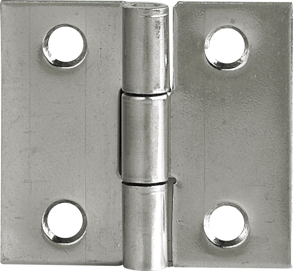 Scharnier DIN 7954 C quadratisch 40 x 40 mm, Edelstahl