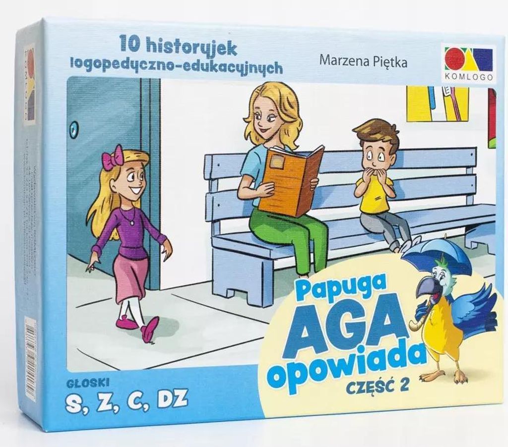 Historyjki obrazkowe papuga Aga część II - S, Z, C, DZ