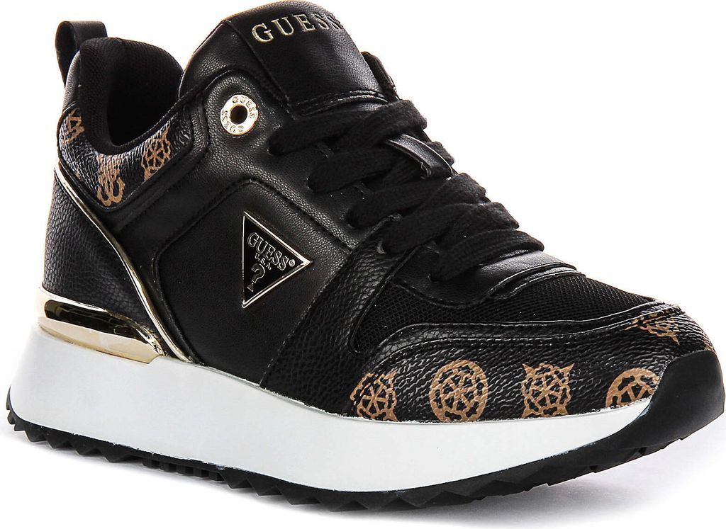 Guess Kynneth Sneakers Laag - Zwart - Maat 38
