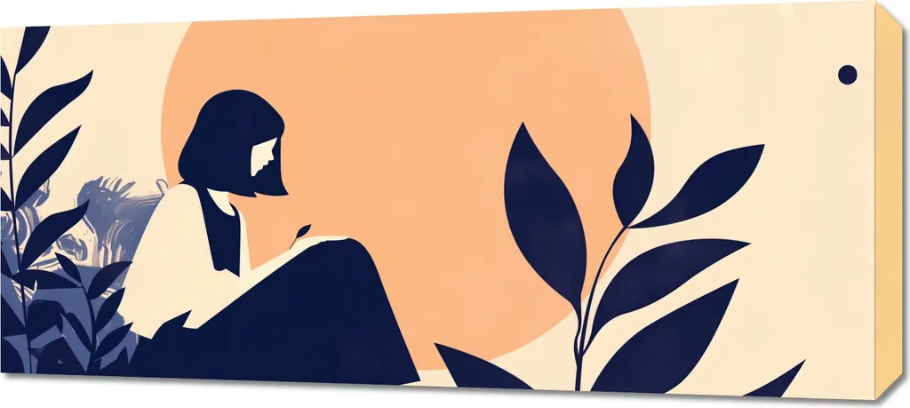 Tableau Panoramique Contemplation 90x40 cm - Décoration Murale Zen