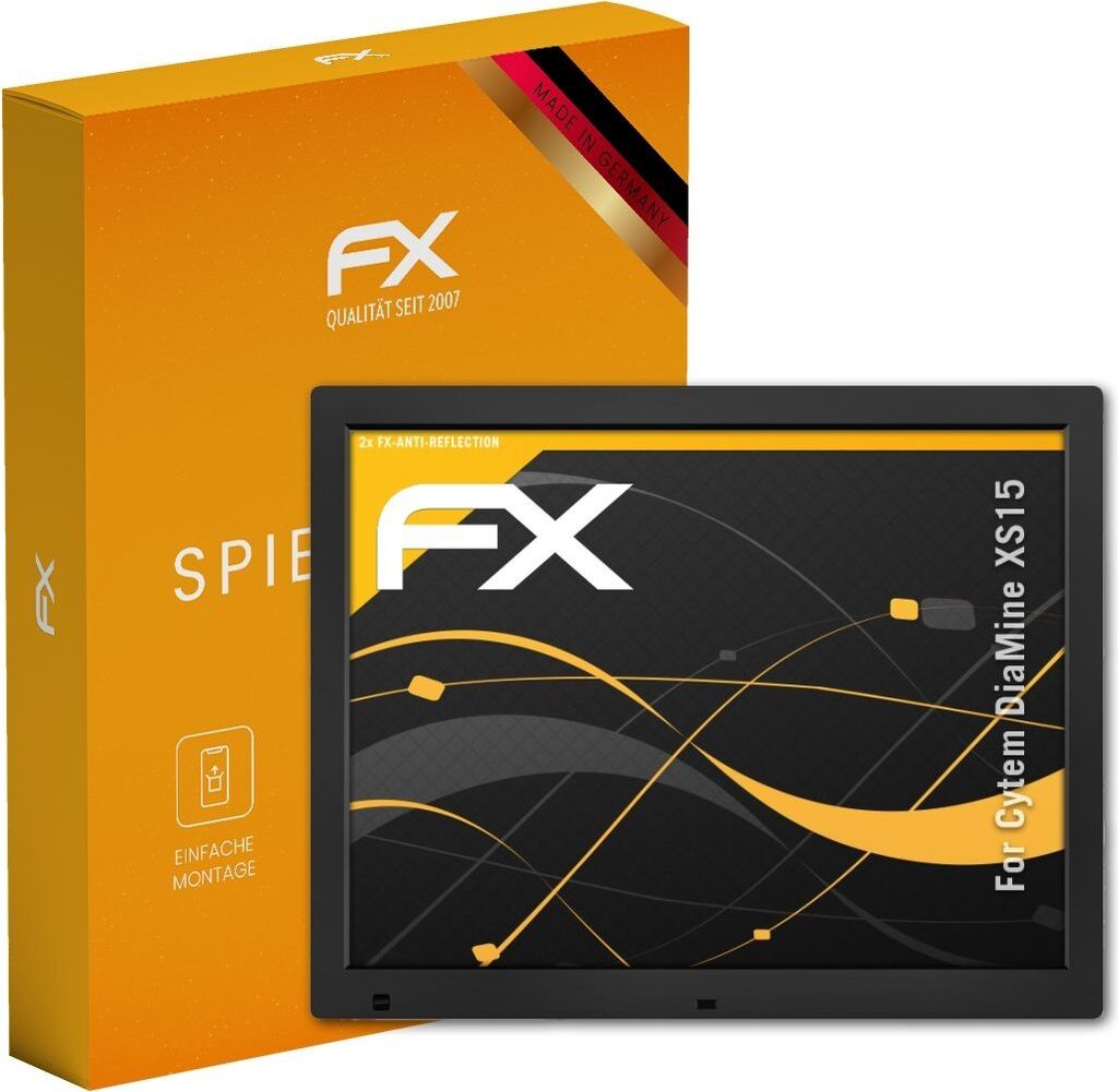 atFoliX FX-Antireflex 2x Schutzfolie kompatibel mit Cytem DiaMine XS15 Displayfolie