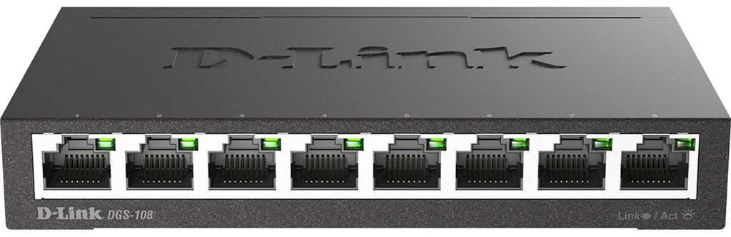 D-Link DGS-108, Switch Produktbild 