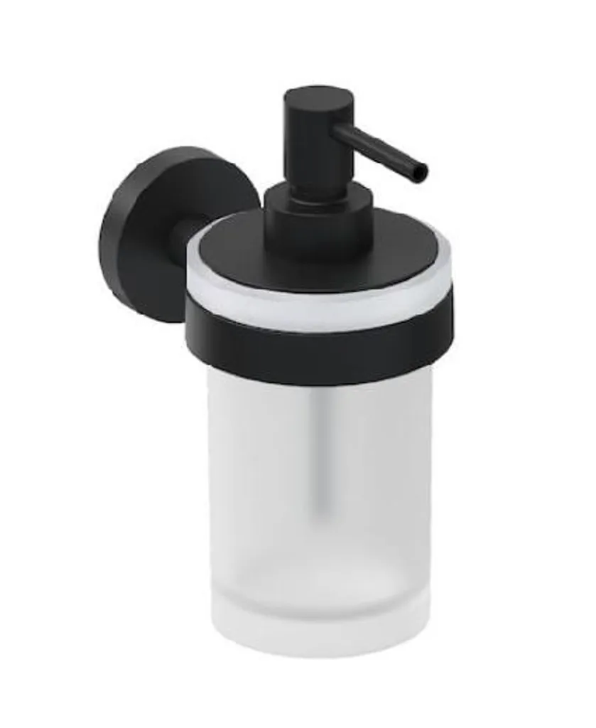 Jika Mio Style Distributeur de savon noir mat avec support H3832F27161001