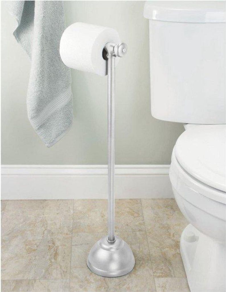 Metallische Toilettenpapierhalter für große Rollen - stilvolle WC-Halter für Badezimmer