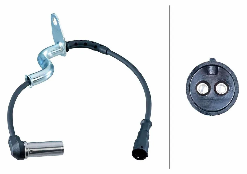 Capteur de vitesse HELLA avec câble 510 mm pour Mercedes-Benz Actros 24V