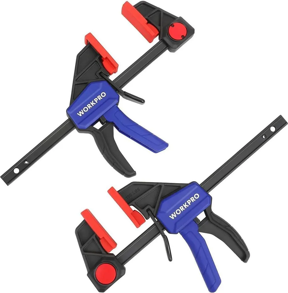 WORKPRO Morsetti da Legno 150mm: La Sicurezza del Serraggio 68kg