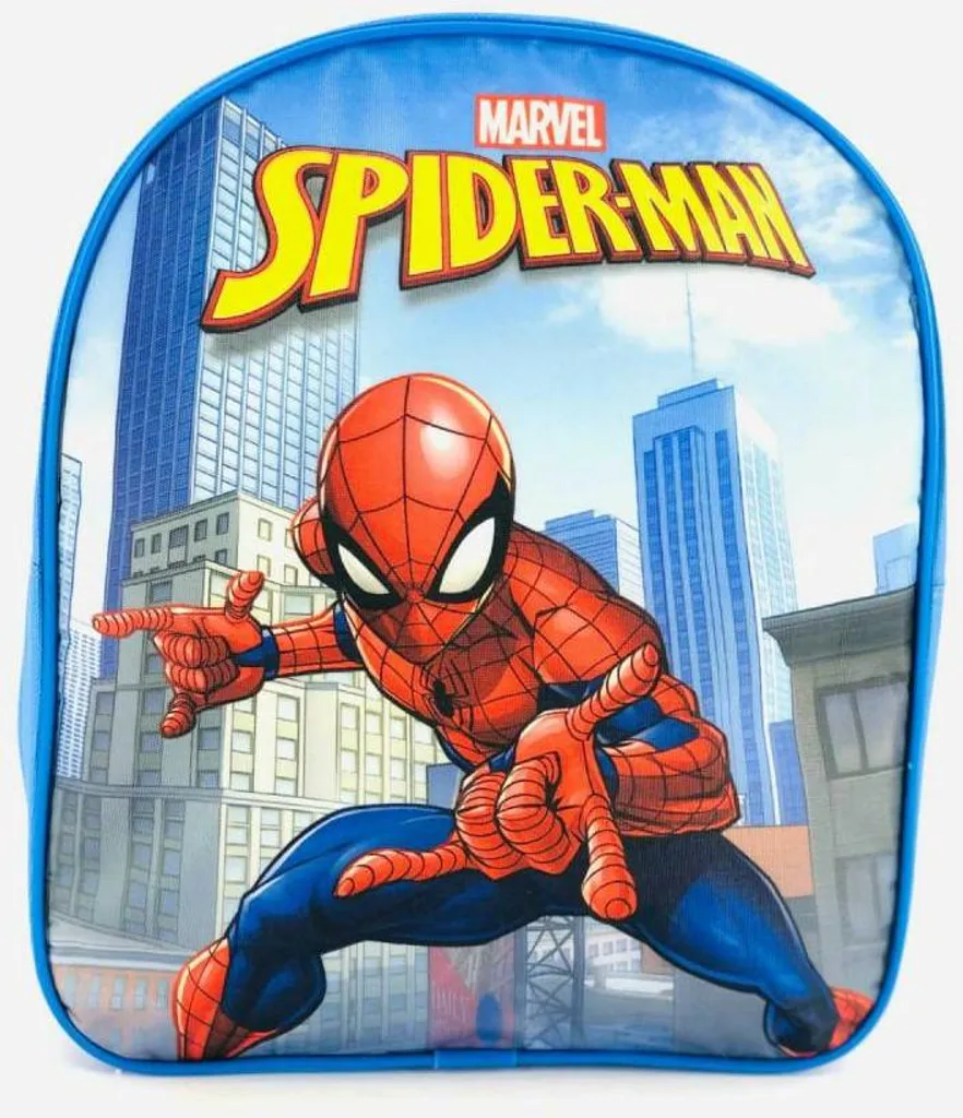 Zaino Spiderman Asilo Setino P24 Blu | Zainetto Scuola Materna Originale