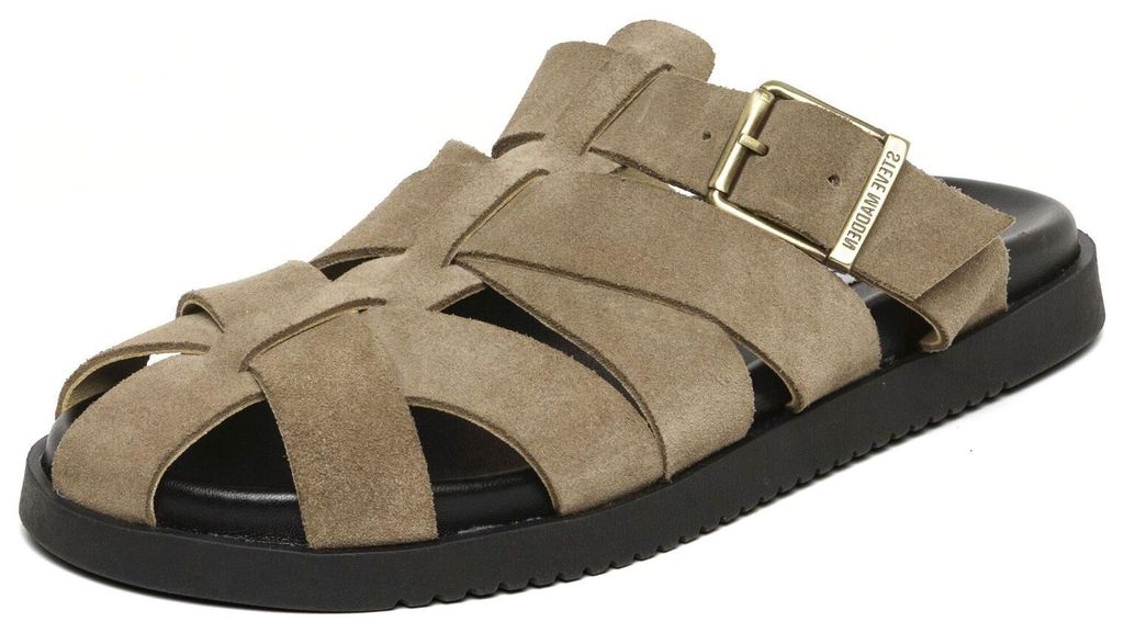 Steve Madden Mamba Dichte Teen - Taupe - Maat 41