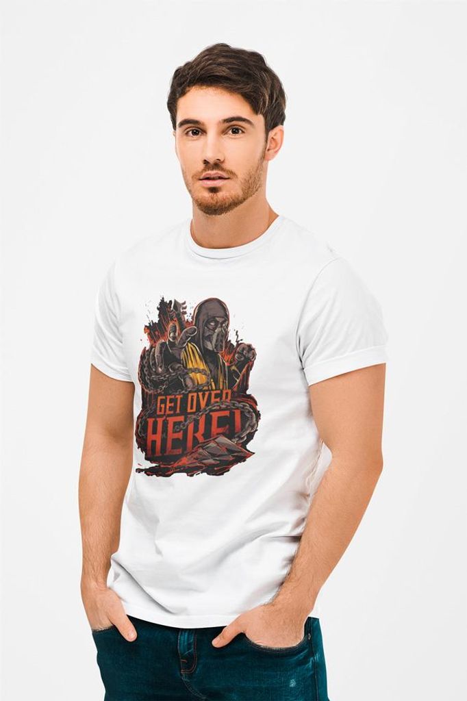 D&B Uni Polo MO00035 Mortal-kombat Weiß-Größe 2XL