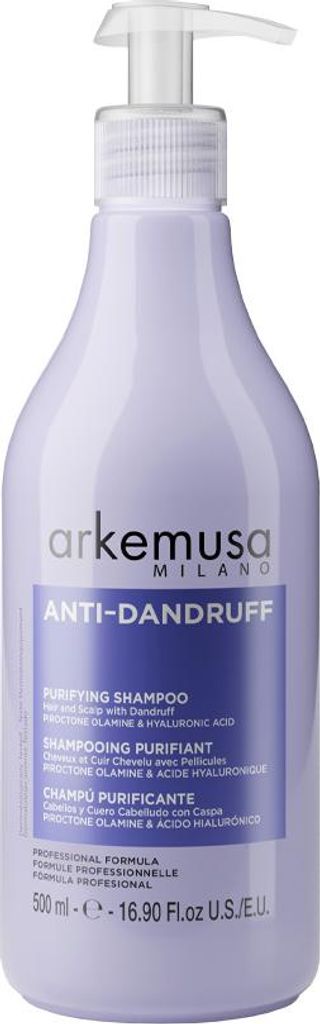 Arkemusa | Anti-Schuppen Shampoo 500 ml - Tiefenreinigung - Für gesunde Kopfhaut - Beruhigende Formel