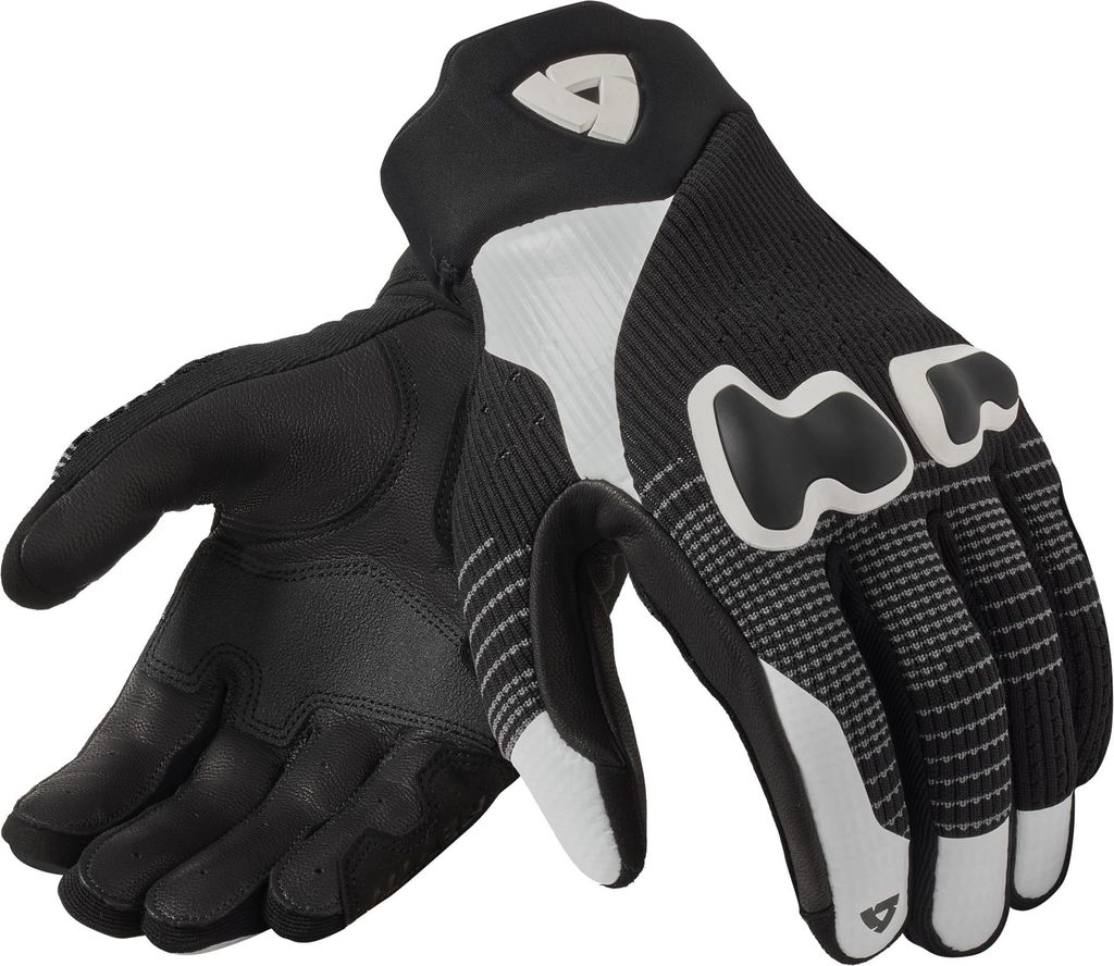 Revit Kinetic 2 Motorrad Handschuhe, schwarz/weiß, XL