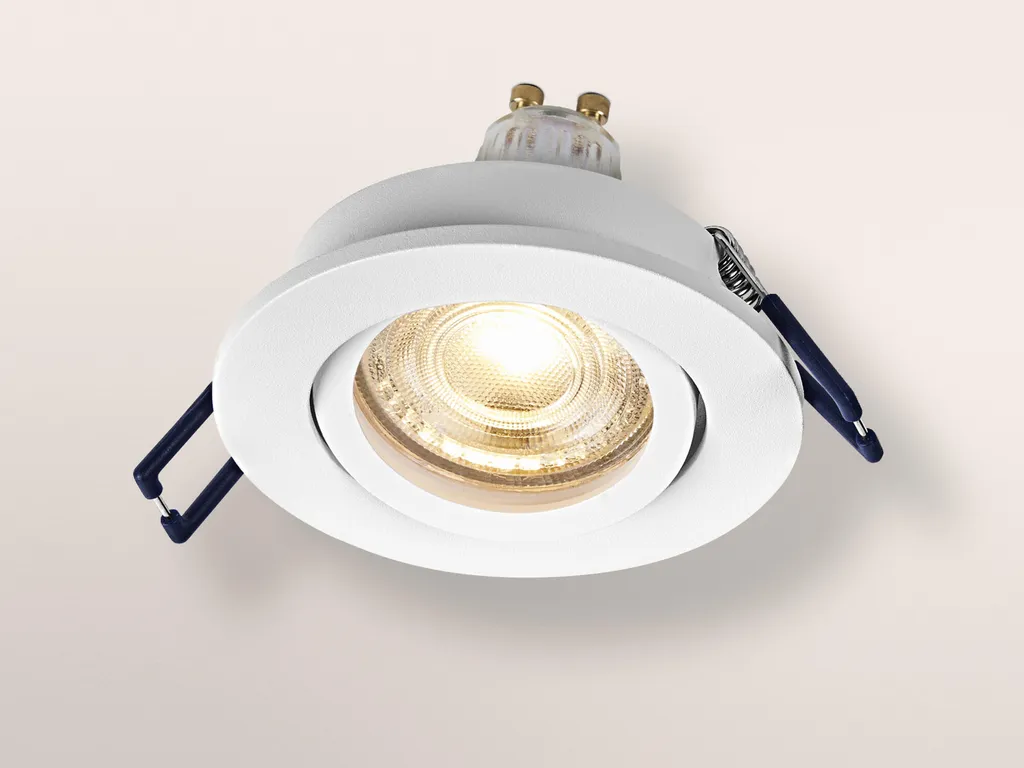 Éclairage Plafond Salon Lot de 3 Spots LED OSRAM 2700K Blanc Chaud