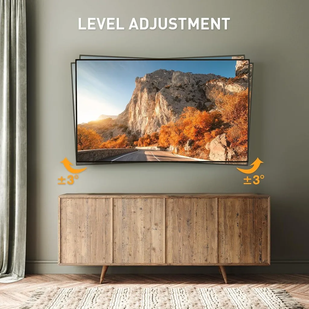 Support TV mural orientable robuste 45 kg avec VESA 400x400 universel