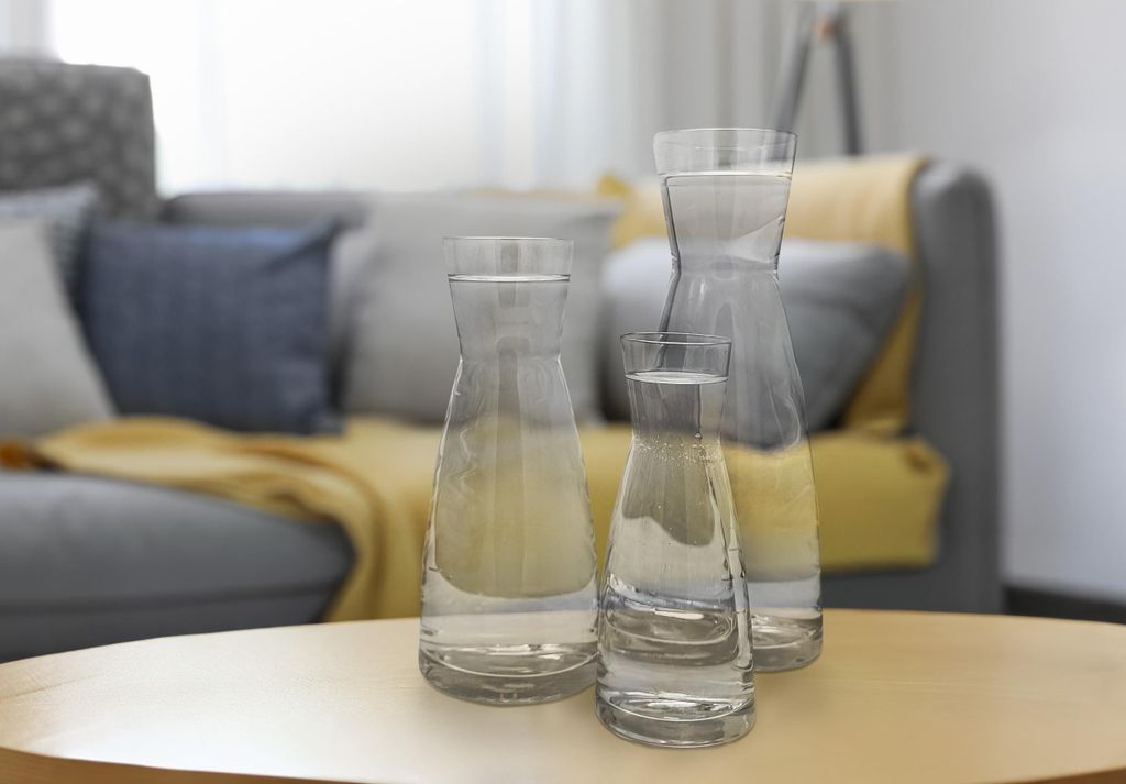 Glaskaraffe verschiedene Größen und Füllmengen 0,25l oder 0,5l oder 1l V-40.10-007G