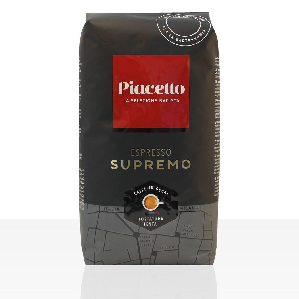 Piacetto Espresso Supremo - 1kg Kaffeebohnen Produktbild 