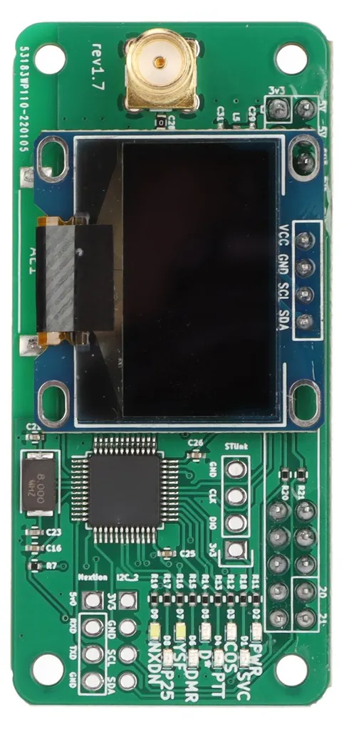 Kit Module Hotspot MMDVM UHF VHF avec Antenne SMA et Écran LED Intégré - 3