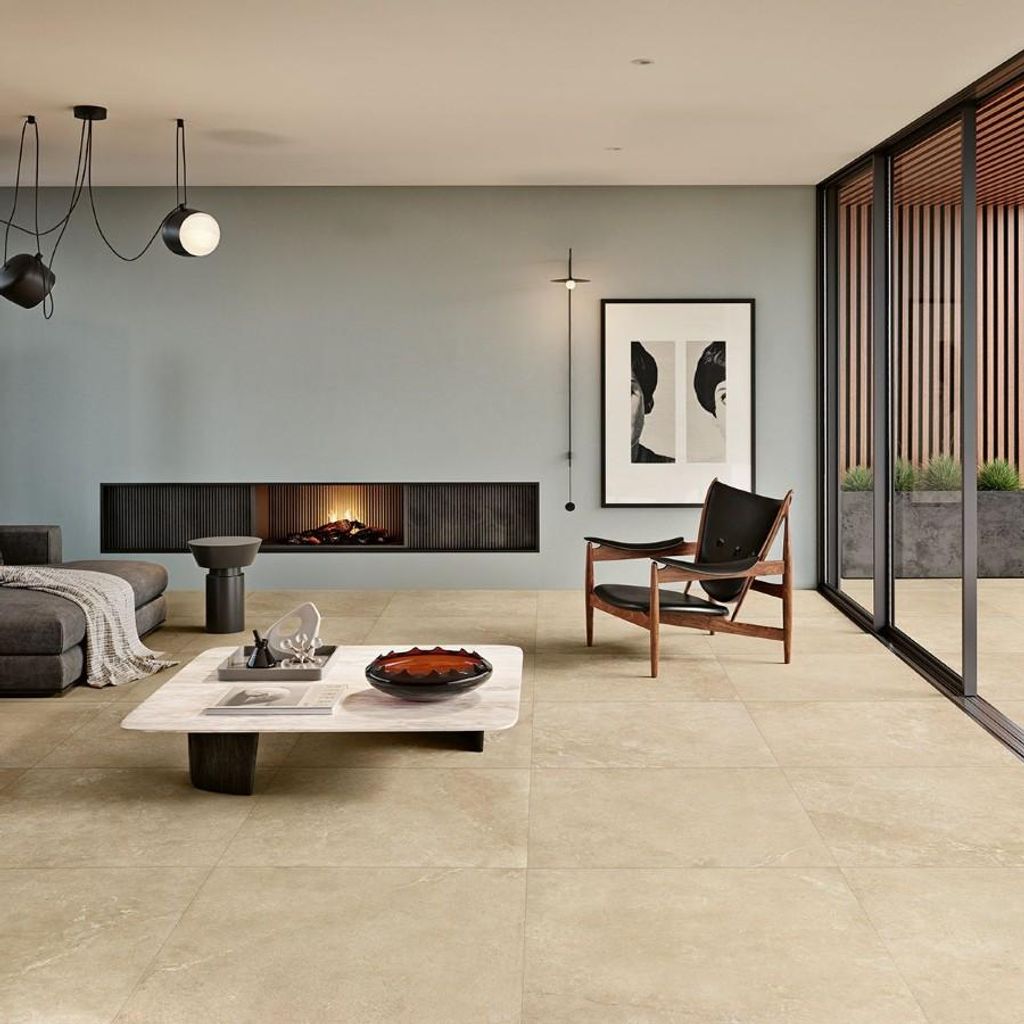 Fliesen Steinoptik Beige 120x120 cm CASA39 Margres Pure Stone