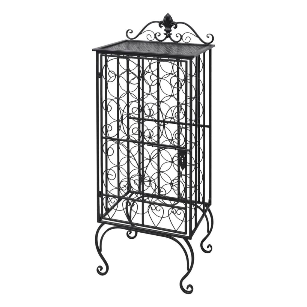 " "Weinschrank MODERNE Design - Flaschenregal, Kellerregal, für 28 Flaschen Metall NeuMöbel 2669177