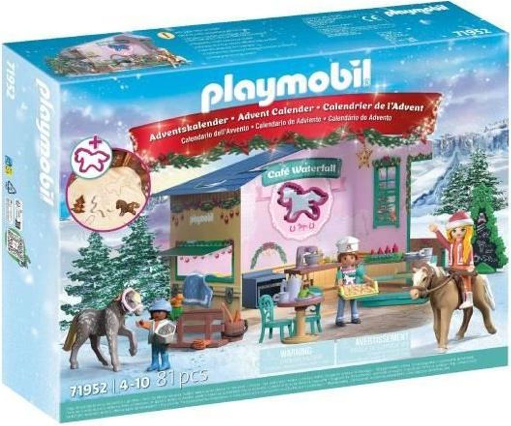 PLAYMOBIL Adventskalender Weihnachtsbäckerei 71952, Horses of Waterfall, 81 Teile, Ab 4 Jahren