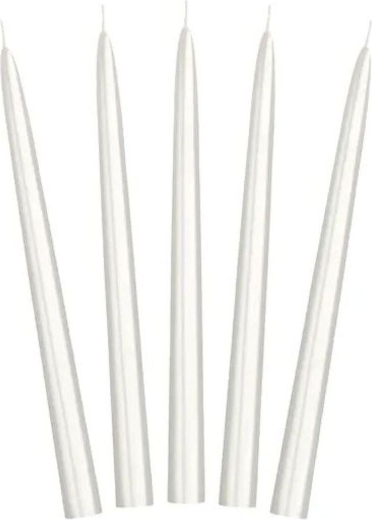 Svíčka kónická 24cm perlová 10ks Obrázek produktu 