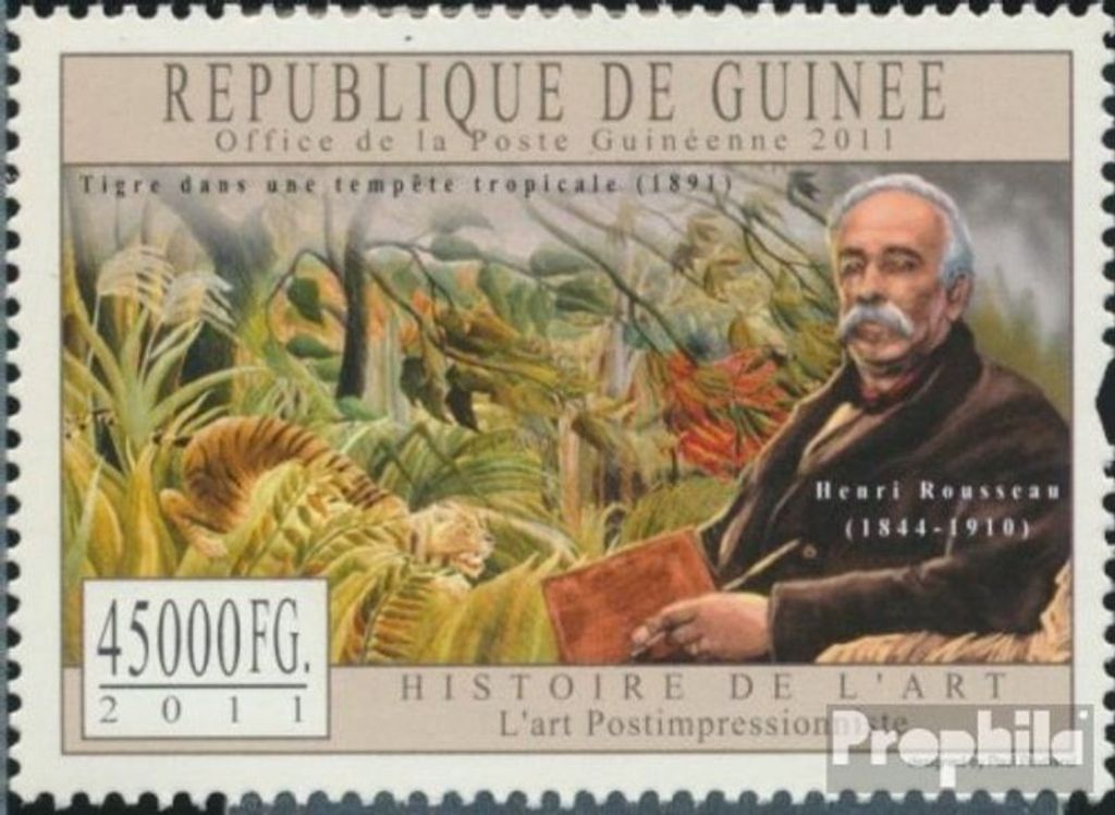 Briefmarken Guinea 2011 Mi 8852 (kompl. Ausgabe) postfrisch Post-Impressionismus