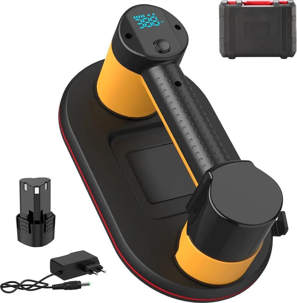 Ventouse pour carrelage et dalles 300kg batterie 4000mAh pour pro