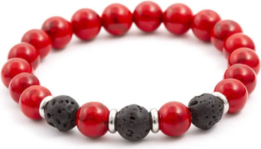 Bracciale Uomo Pietre Naturali MINK22/17 - Outfit Streetwear Top