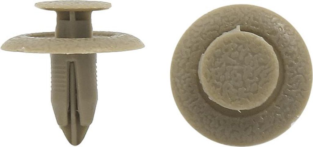 50Stk.6mm Beige Universal Kunststoff Trimm Nieten Befestigung Clips Auto SUV DE de