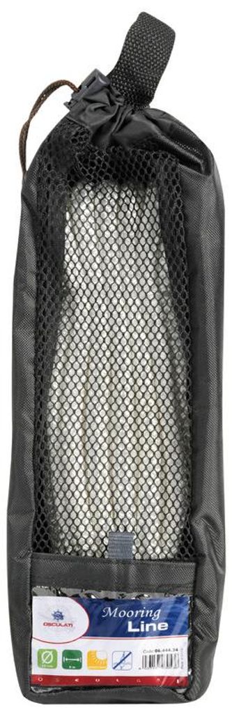 Geflochtenes Festmacherseil Schwarz 24 mm x 15 m - Osculati 06.443.95