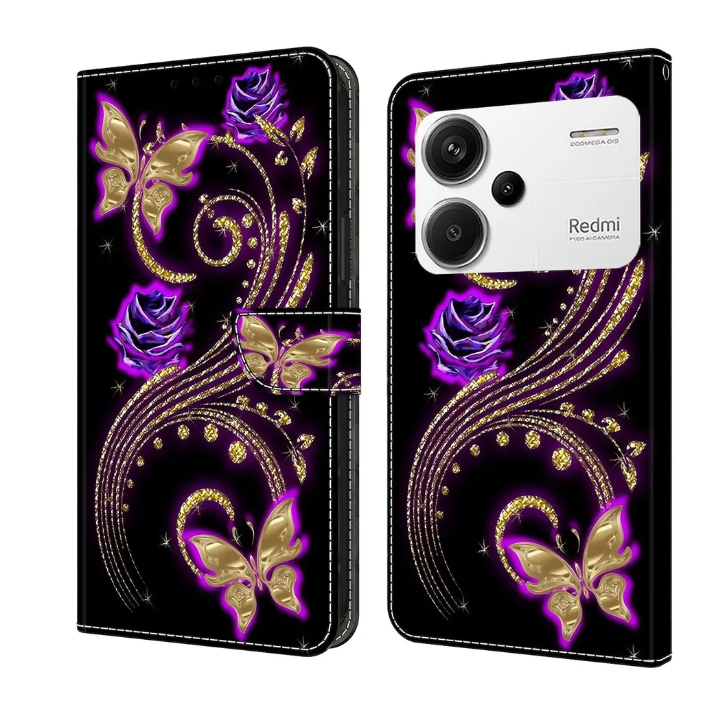 Cover Slim a Libro Redmi Note 13 Pro Plus - Design Essenziale Motivo 7