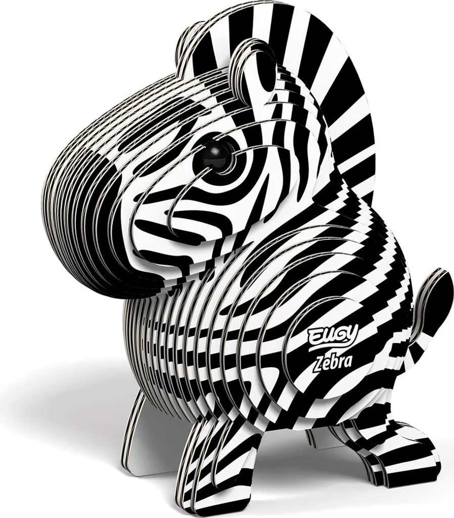 Kit Bricolage Zebra 3D MQ6 - Puzzle Facile pour Enfant Créatif
