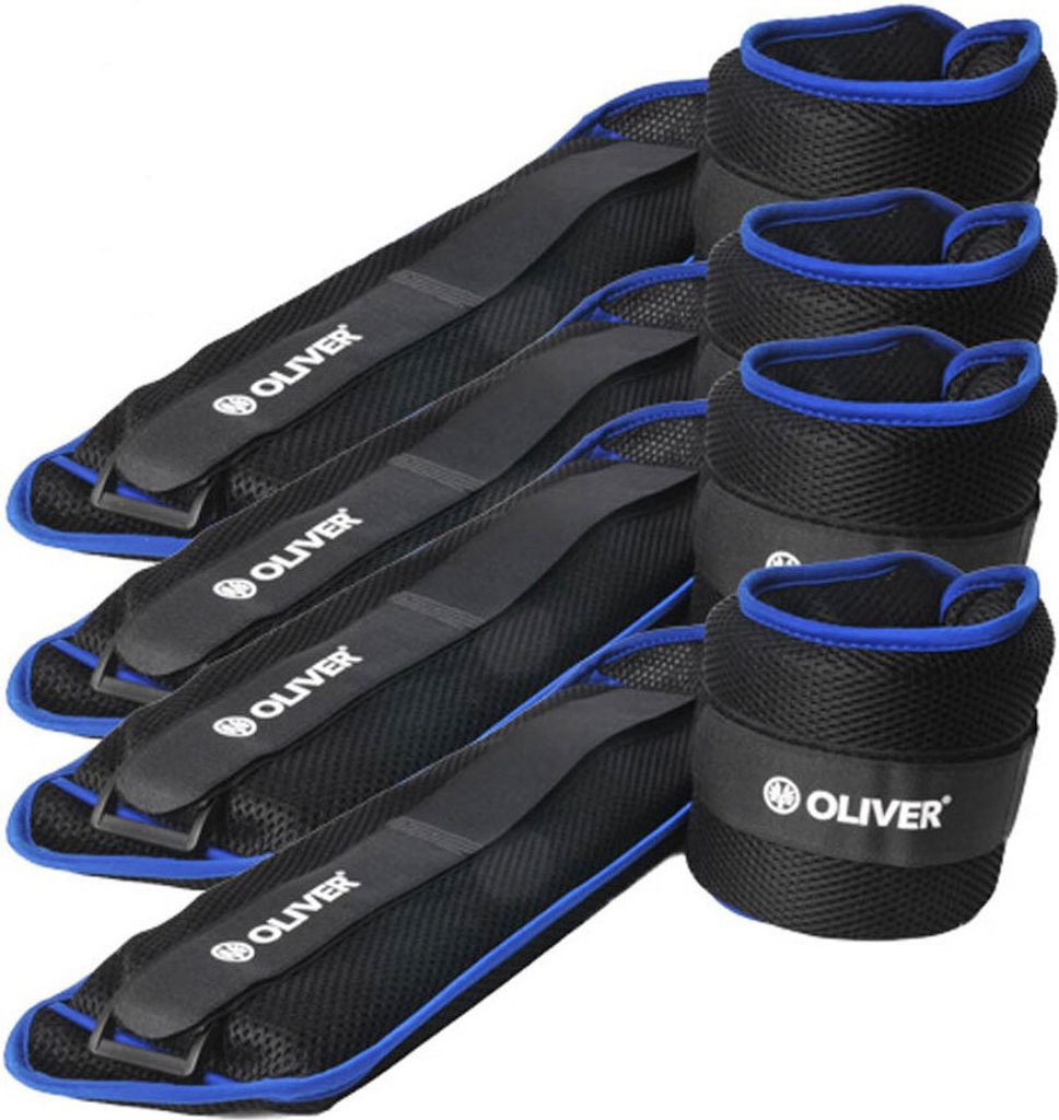 8x 2.0 kg Oliver Gewichtsmanschette PRIME - blau