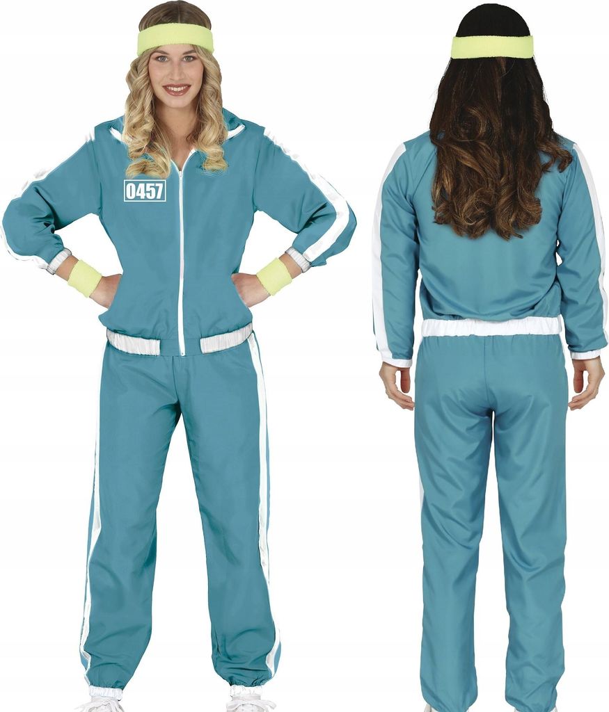 Film en sport retro joggingpak, kostuum, carnaval, outfits Productafbeelding 