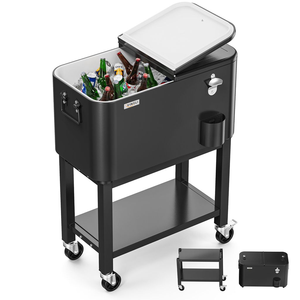 FCH 57L Kühlwagen Kühlbox Beistellwagen Servierwagen mit Produktbild 