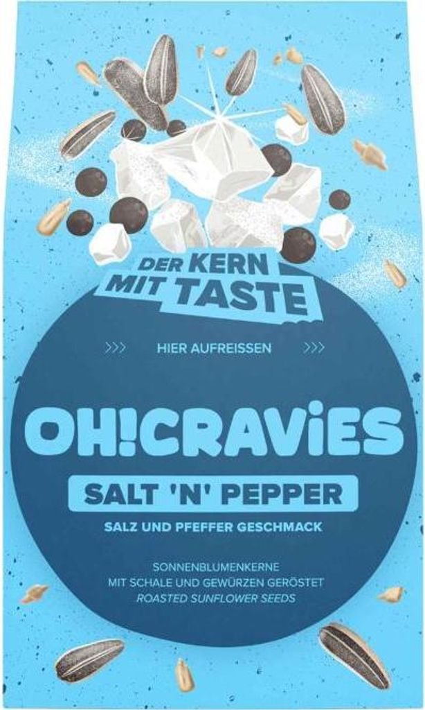 OH!CRAVIES Salt 'n' Pepper 60g Produktbild 