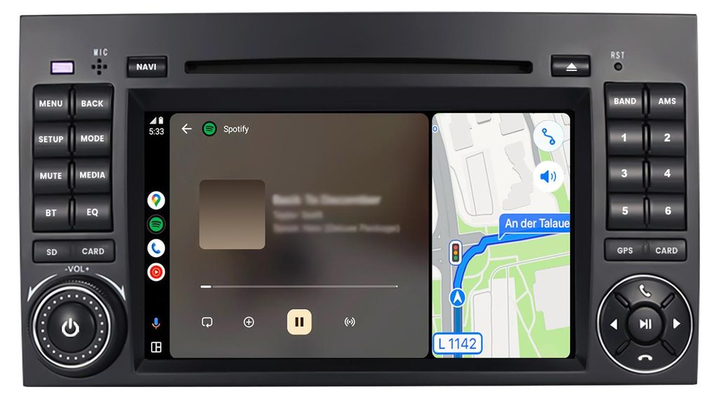 Android Radio mit CD DAB+ für Mercedes W245 Sprinter 906 Obrázok produktu 