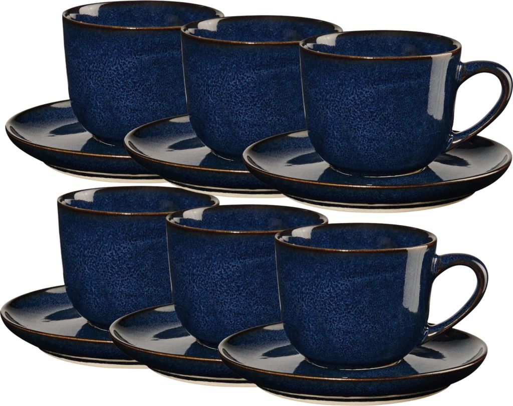 ASA SAISONS Espressotasse m.Untertasse midnight blue Set6