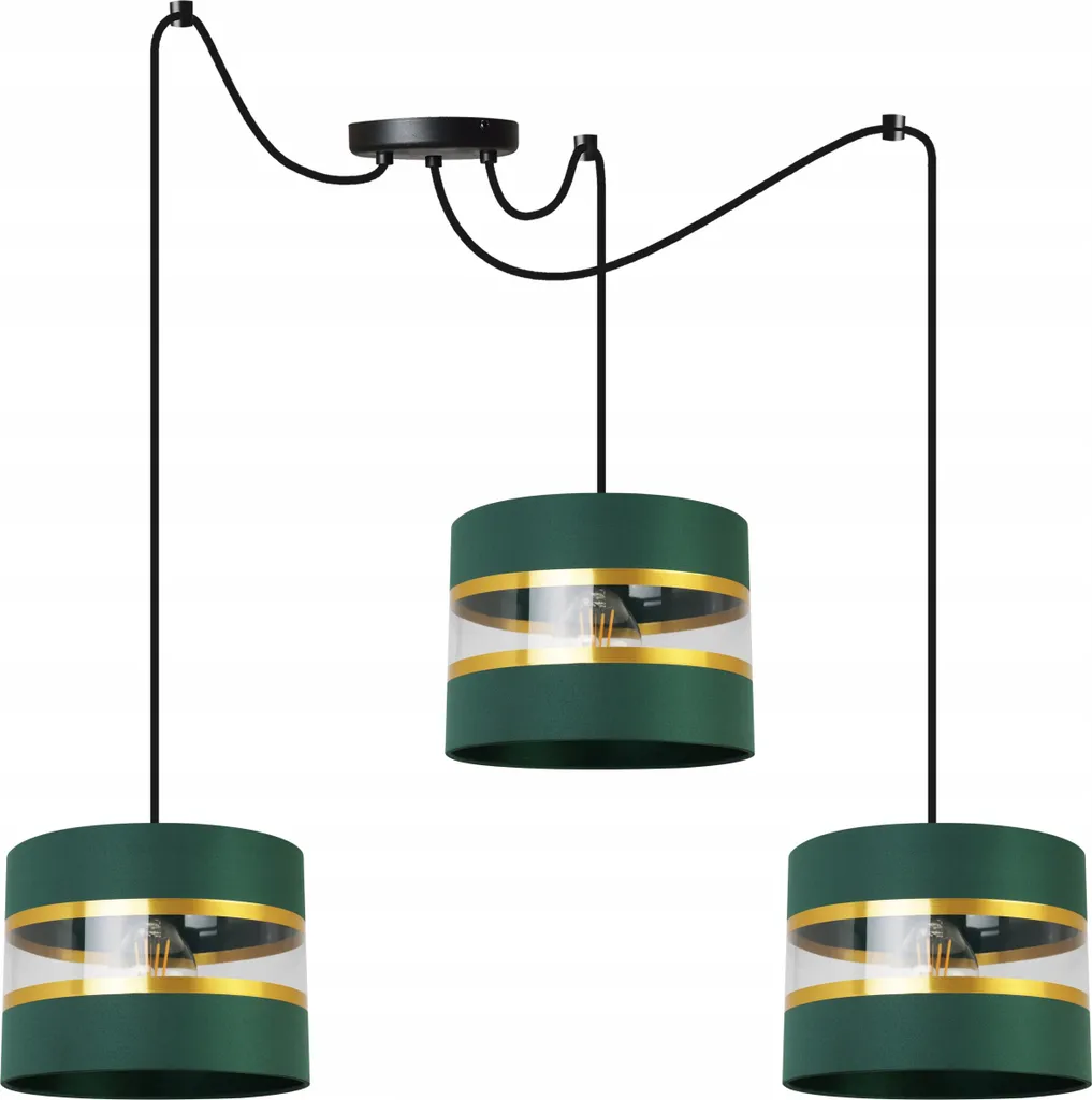 Lampada a sospensione Plafoniera Lampadario Paralume in tessuto Moderno