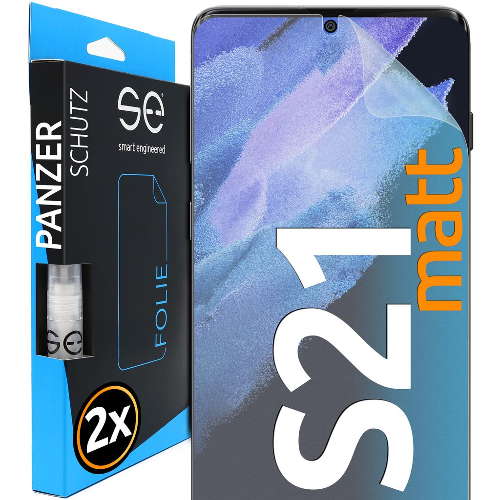 Smart Engineered SE0-F0102-0149-21-M, Samsung, Galaxy S21 5G, Schmutzabweisend, Kratzresistent, Transparent, 2 Stück(e)