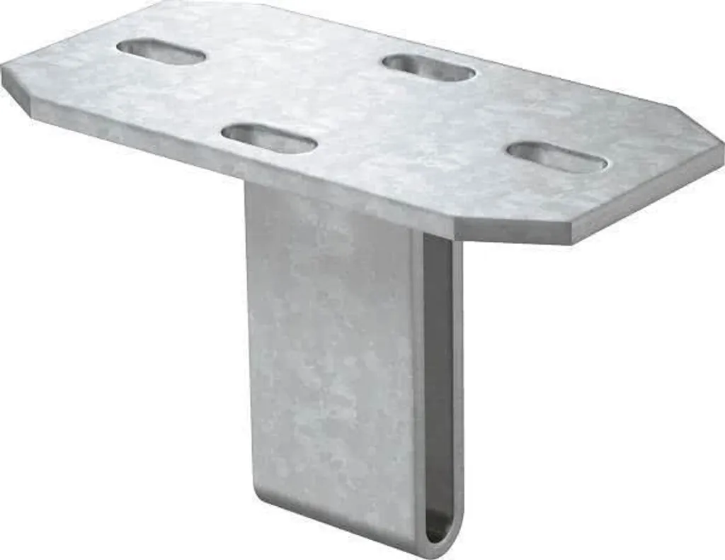 Support de tête anti-corrosion KU 7 pour sécuriser rail US 7 OBO