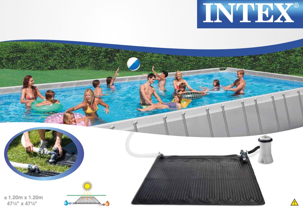 Intex Poolheizung 28685 3er Pack 120x120 cm