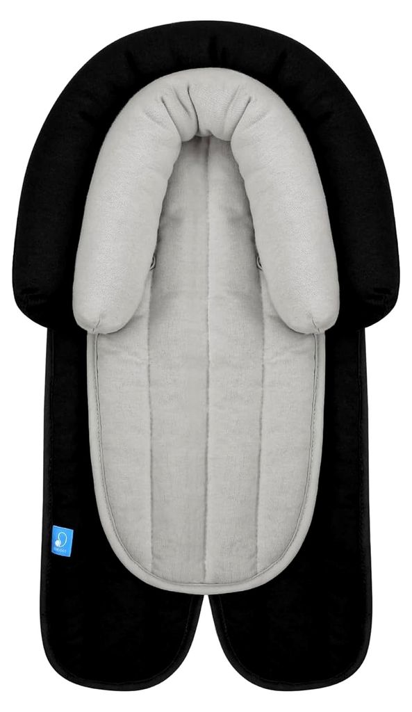 2-in-1 Baby Sitzverkleinerer Universal für alle Kinderwagen, Babyschale Einsatz und Kopfstütze für Neugeborene und Kleinkinder, extra weich, ide...