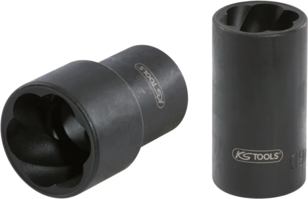 Estrattore KS Tools 913.1412 | Bussola a Impatto 12mm 1/4" Professionale