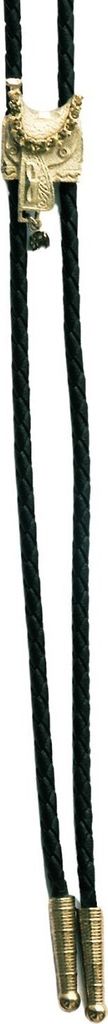 Bolo Tie Westernsattel mit Kristallen versilbert Western Cowboy Krawatte Bolotie Westernkrawatte