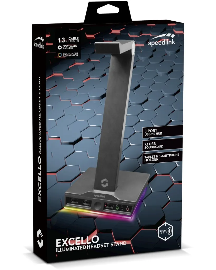 Support de Casque Speedlink EXCELLO : Évitez les Chutes et Rayures de Casque