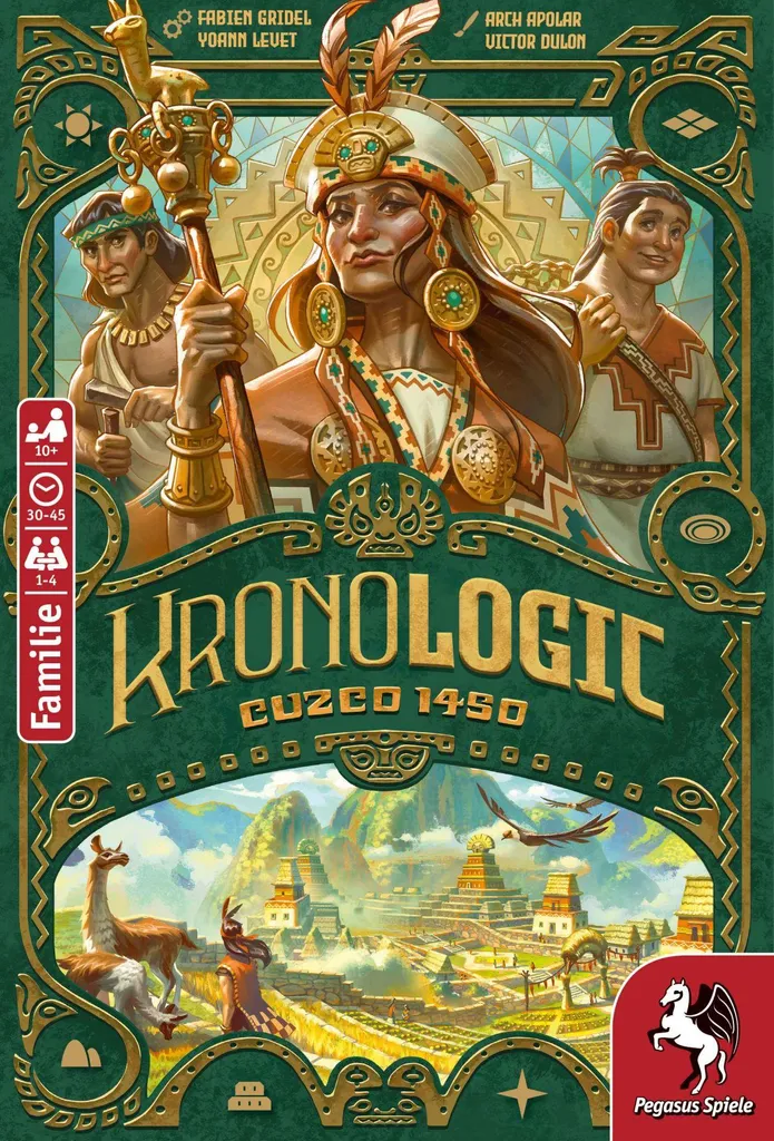 Jeu d'énigmes Kronologic Cuzco 1450 idéal pour le solo et les groupes