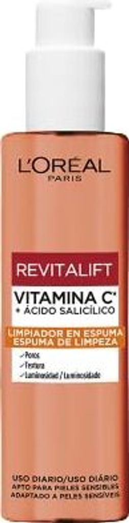 LorÉal paris REVITALIFT VITAMIN C + SALZSÄURE Schaumreiniger 150 ml