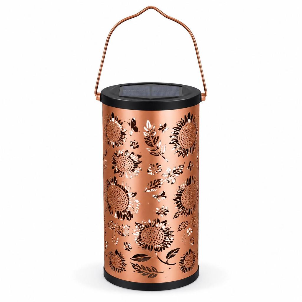 Lanterne solaire décorative pour jardin – SOLABLOOM Image du produit  Image générée par une IA