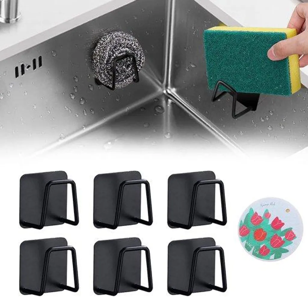 Porte-serviettes noir lot de 6, fini les torchons humides en cuisine