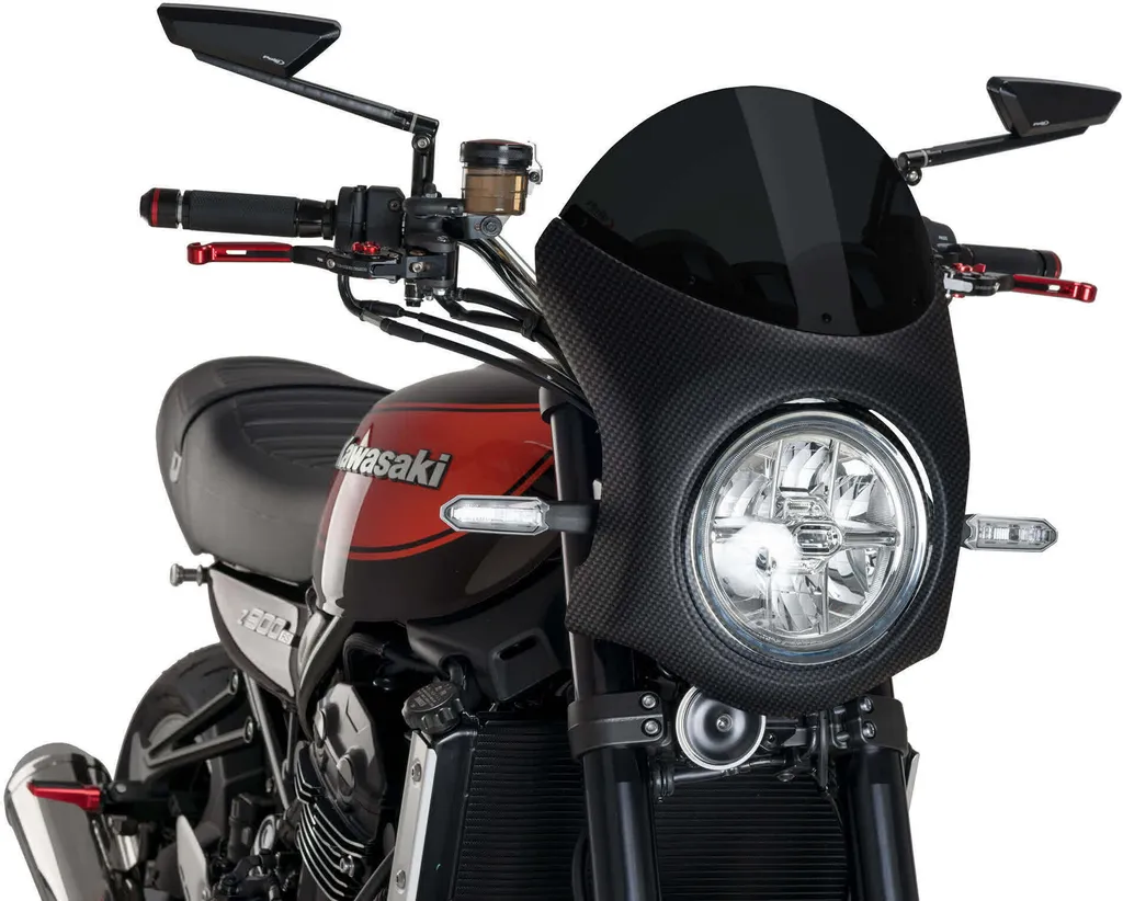 Écran Moto PUIG Fumé Foncé Haute Résistance pour Modèles Kawasaki